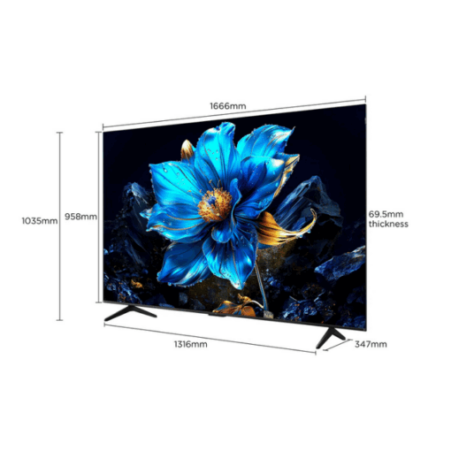 شاشة سمارت تي سي ال 57 بوصة - 75P7K - 4K - GOOGLE TV QLED