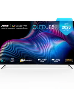 تلفزيون 85 بوصة سمارت اركو RO-85LCQ120 QLED 4K Google TV