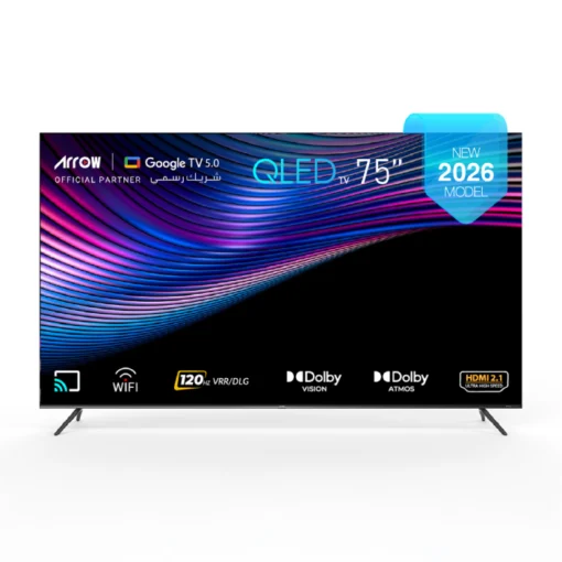 تلفزيون 75 بوصة سمارت اركو RO-75LCQ120 QLED 4K Google TV