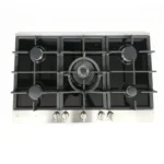 موقد غاز مدمج كلفنيتور 90 سم 5 عيون زجاج اسود KRBH-ASCFTAA-195/X