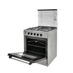 فرن غاز كيون 55*55 سم | امان كامل | ستيل KFS555B-1