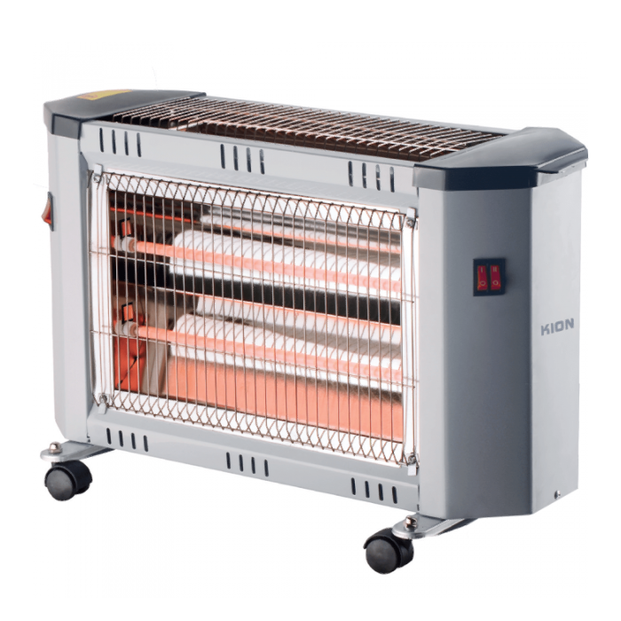 دفاية كهربائية كيون 3 اتجاهات 2000 وات رمادي KH/2640 دفاية كهربائية كيون 3 اتجاهات 2000 وات رمادي KH/2640