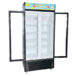 ثلاجة عرض جى فى سى برو 18.3 قدم 2 باب زجاج GVSW-680