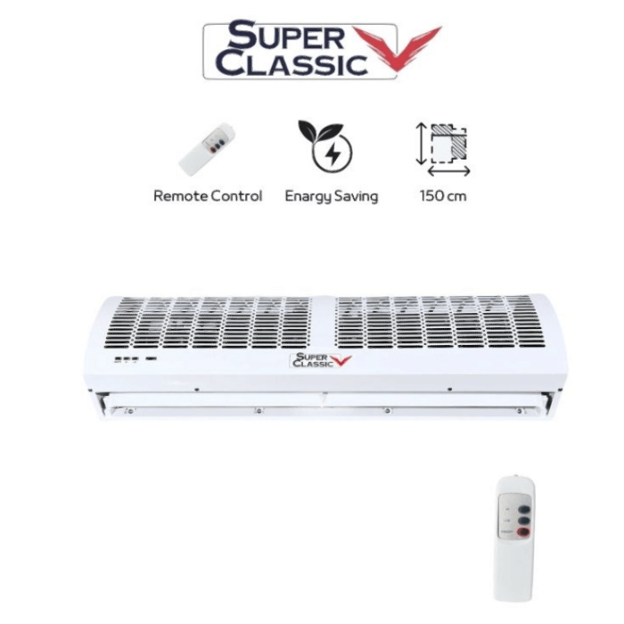 ستارة هوائية سوبر كلاسيك 150 سم - أبيض SPCA-15 ستارة هوائية سوبر كلاسيك 150 سم - أبيض SPCA-15