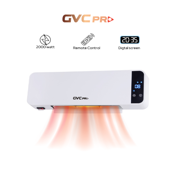 دفاية اسبليت GVC PRO رقمية 2000 وات أبيض GVCHT-2500A دفاية اسبليت GVC PRO رقمية 2000 وات أبيض GVCHT-2500A