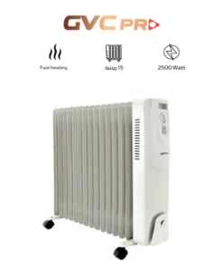 دفاية زيتية جى فى سى برو 15 ريشة - 2500 وات GVOR-2015