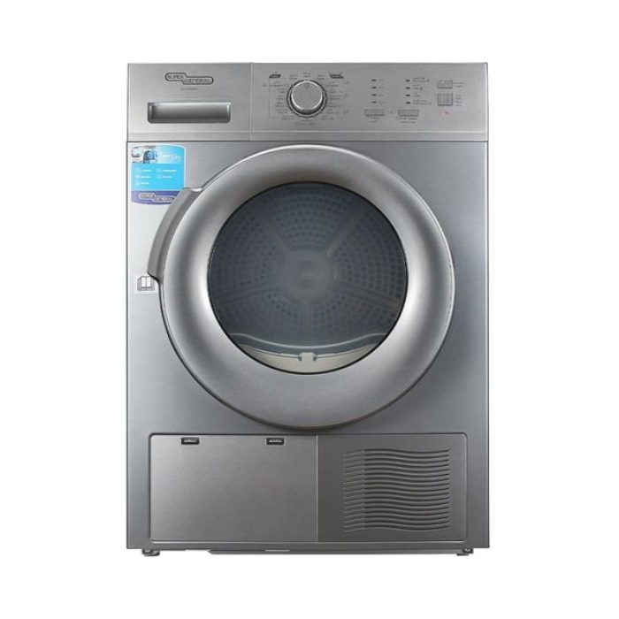 مجفف ملابس سوبر جنرال 8 كجم 16 برنامج بمكثف - فضي KSGD8000NS مجفف ملابس سوبر جنرال 8 كجم 16 برنامج بمكثف - فضي KSGD8000NS