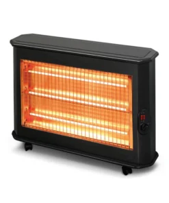 دفاية كهربائية تركى كومتيل 2000 وات 3 شمعات - اسود KS2700