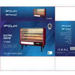 دفاية كهرباء ابسوم 2400 وات مستطيلة 4 شمعات IP-8080