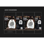 دفاية مروحة GVC PRO دائرية 2000 وات أبيض GVCHT-1803