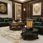 دفاية كهربائية ابسوم منقل مدورة دورين 6 شمعات 2000 وات IP-6300R