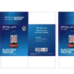 دفاية كهربائية ابسوم 6 شمعات 2000 وات شكل هندي IP-2410