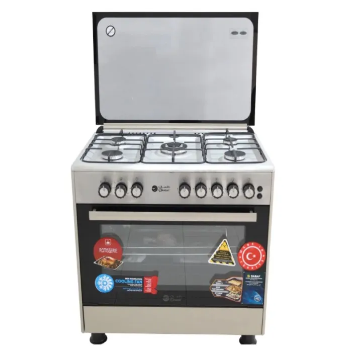 فرن تركي غاز دانسات 60*90 سم 5 عيون صمام أمان DAN90GOW فرن تركي غاز دانسات 60*90 سم 5 عيون صمام أمان DAN90GOW
