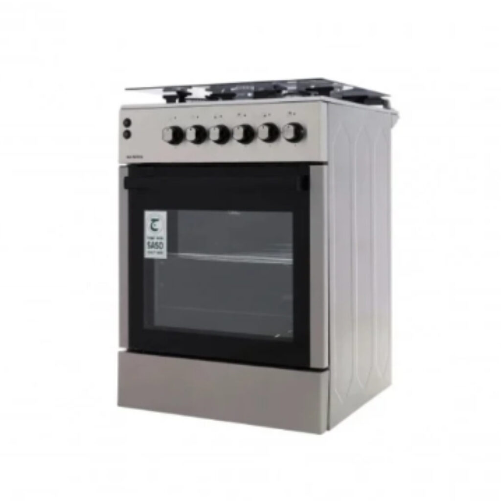 فرن غاز كومتيل 57*57 سم 4 عيون - ستيل تركي 40-LF66CG