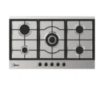 موقد غاز بلت ان ميديا 5 شعلات 90 سم ستيل 90SQ005