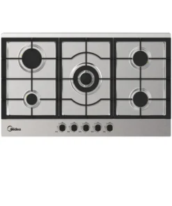 موقد غاز بلت ان ميديا 5 شعلات 90 سم ستيل 90SQ005