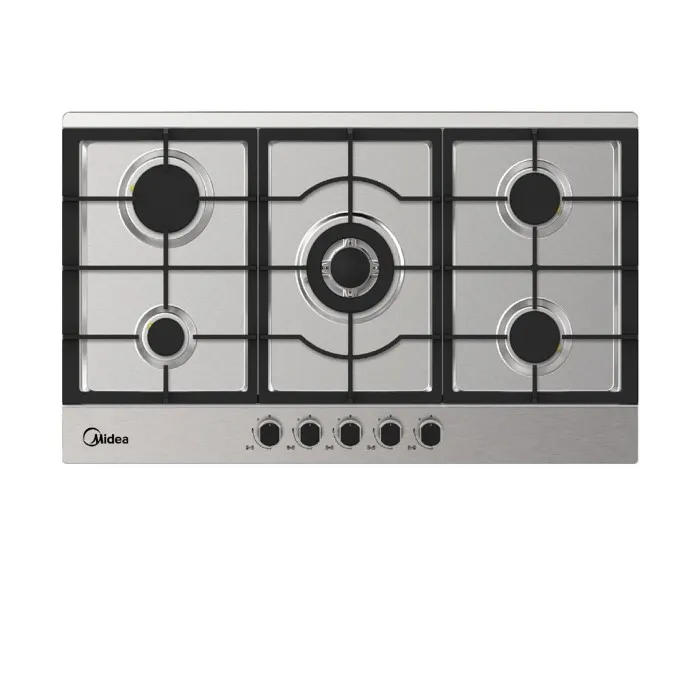 موقد غاز بلت ان ميديا 5 شعلات 90 سم ستيل 90SQ005 موقد غاز بلت ان ميديا 5 شعلات 90 سم ستيل 90SQ005