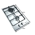 موقد غاز بلت ان GVC PRO تركي 2 عين GVCSI-3060-1