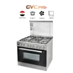 فرن غاز GVC PRO بمروحة 90×60 سم 5 عيون مصري GVCO-6090-EG-1-SF