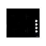 موقد كهربائي مدمج ماسترجاز 60 سم 4 عيون بمفاتيح بولندي H64efp