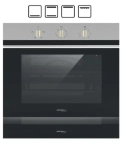 فرن كهرباء بلت ان ماسترجاز 60 سم 4 وظائف 73 لتر إيطالي O66E4MX