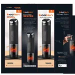 دفاية كهربائية كولين 2000 وات تأثير لهب شاشة باللمس أسود 807.102.070