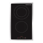 موقد كهربائي مدمج كلفنيتور 30 سم 2 عيون سيراميك تحكم بالمس ايطالي KHC3T