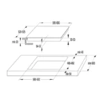 موقد كهربائي مدمج جورنجي 60 سم 4 عيون سيراميك سلوفينيا ECT641BSC
