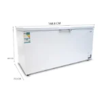 فريزر أرضي يوجين 18 قدم انفرتر D-FROST ابيض UCFK500INV