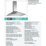 شفاط مطبخ هرمي جورنجي 90 سم بولندي WHC923E16X-SA