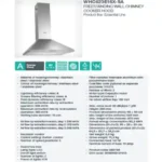 شفاط مطبخ مدمج هرمي جورنجي 60 سم بولندي WHC623E16X-SA