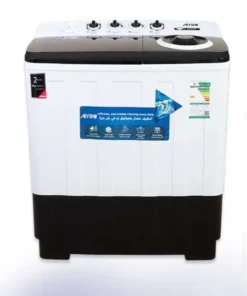 غسالة ملابس حوضين ارو 20 كيلو - أبيض RO-22TTK