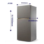 ثلاجة بابين ارو 19 قدم No-Frost - فضي RO-710RNT