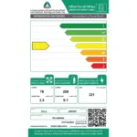 ثلاجة بابين ارو 12 قدم No-Frost انفرتر - فضي RO-460RNS