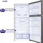 ثلاجة بابين ارو 21.4 قدم No-Frost انفرتر - فضي RO-810RNT