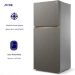 ثلاجة بابين ارو 21.4 قدم No-Frost انفرتر - فضي RO-810RNT
