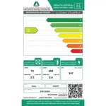 ثلاجة بابين كرافت انفرتر 11.4 قدم - فضي CRK115SINV