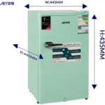 ثلاجة صغيرة باب واحد ارو ريترو 3 قدم - أخضر RO-100RDKR-GR