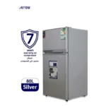 ثلاجة بابين ارو 3 قدم - فضي RO-119RDKS